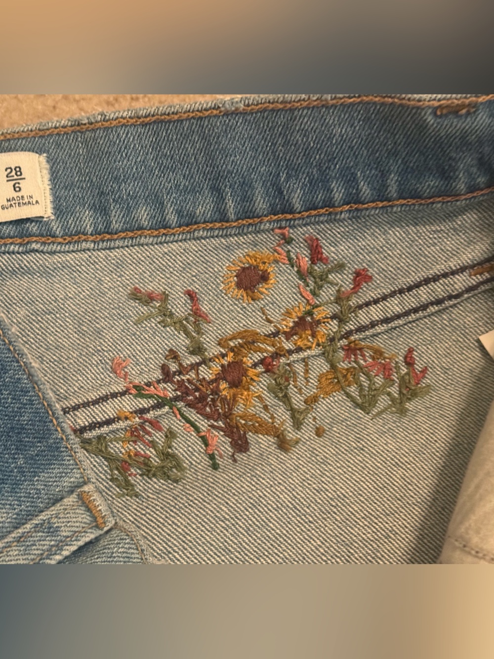 Custom Embroidered Mom Shorts - Picture 4 of 4